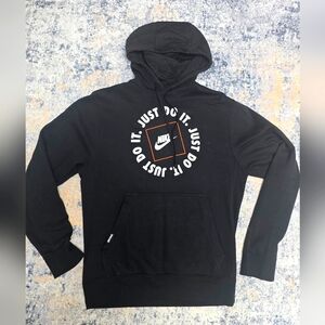 Nike Classic Just Do It Black Hoodie Size Small